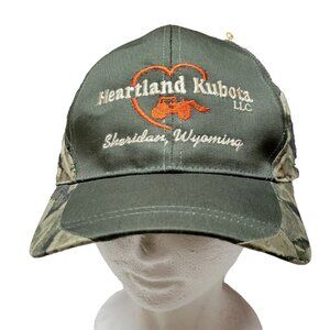 Cobra Heartland Kubota Tractor Sheridan Wyoming Embroidered Camo Cap Bighorn